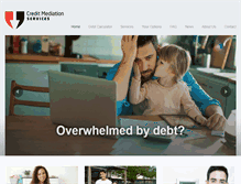 Tablet Screenshot of creditmediation.com.au
